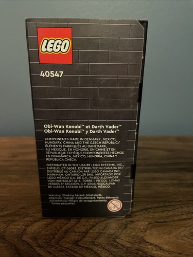 LEGO BRICKHEADZ: Obi-Wan Kenobi & Darth Vader (40547) - Picture 4 of 6
