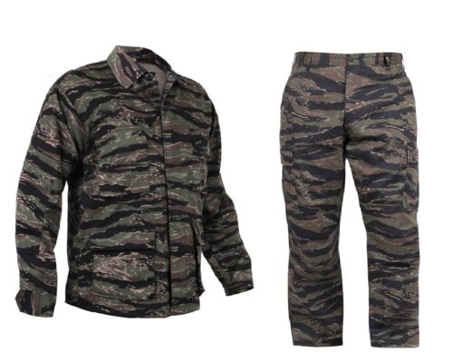 US BDU Army Tigerstripe Tarnanzug Hose Jacke Tiger Stripe Uniform XLarge Regular - Bild 1 von 3