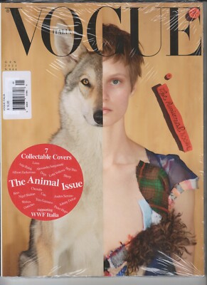 女性情報誌 Vogue Italia Magazine January 2021 SOFIA HANSSON VOGUE ITALIA MAGAZINE JANUARY 2021 THE ANIMAL