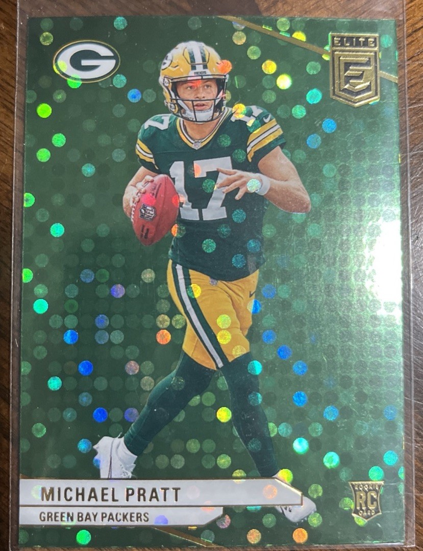 2024 Panini Donruss Elite - Rookies Michael Pratt #135 Green Disco (RC)