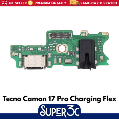 Für Tecno Camon 17 Pro Ersatz Ladebuchse Platine Stecker Flex - UK