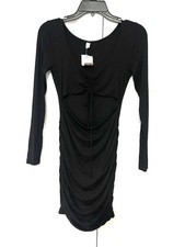 Black Long Sleeve Cutout Mini Dress