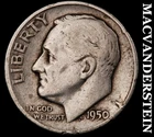 1950-S Roosevelt Dime- Silver- Scarce Better Date- No Reserved #J8977