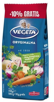 5901315056179 Podravka Przyrawa vegeta 180 g + 10% PODRAVKA