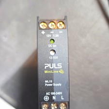 PULS MiniLine ML15.121 DIN Rail Power Supply 15W 12-15V 1.3A Adjustable