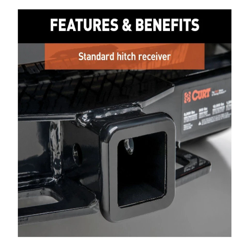 CURT CLASS 3 TRAILER HITCH 13374 FOR 2009-2012 DODGE RAM 1500 Foto 3 de 4