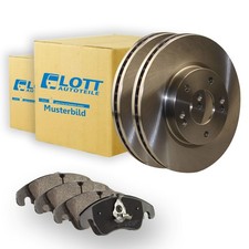 2x Bremsscheibe Ø256mm belüftet + Bremsbeläge vorne passend für VW UP! 121/122