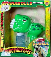 Gadget - 1 Articolo Casuale -D- Dynit: Sparabolle Elettrico Dinosaur Park (Assor