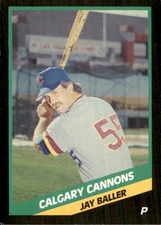 Jay Baller 1988 CMC Calgary Cannons #5 RC Calgary Cannons AutographDen
