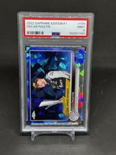 Oscar Piastri PSA 9 2022 Topps Chrome Sapphire  Formula 1 #199