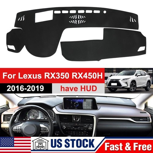 Lexus Rx Dash Covers Black Car Dash Cover Mat for 2016-2019 Lexus RX Protector Hud Dashboard ...
