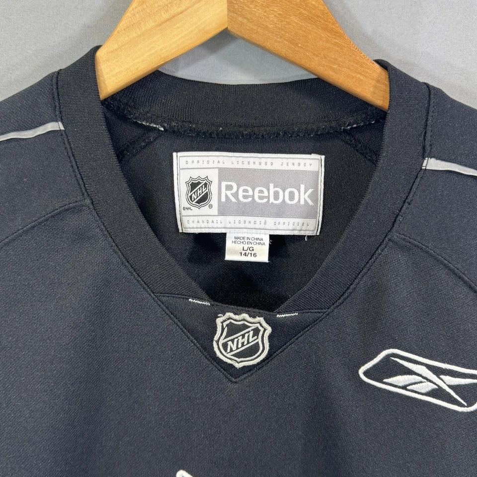 San Jose Sharks Jersey Youth Large NHL Hockey Reebok Shirt Mens 14/16 - Image 4 of 4