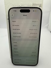 iPhone 15 Pro 256GB for Sale | Shop New & Used Cell Phones | eBay