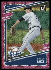 2021 Donruss The Rookies Pink Fireworks Casey Mize Rookie #TR5 TS7