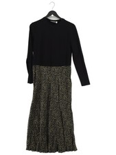 Mint Velvet A-Line Maxi Dress UK12 in Black