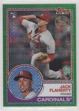 2018 Topps Silver Pack 1983 Design Chrome Green 38/99 Jack Flaherty #14 11ff