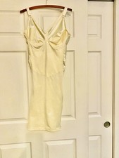 Vintage Crown-ette Shapewear Full Slip Dress/ Corselet / Bullet Bra 44DD