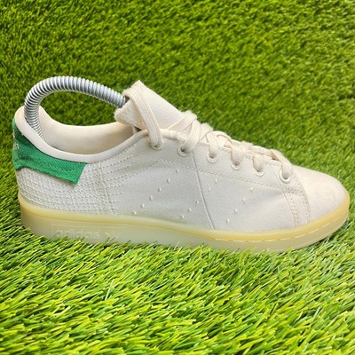 Adidas Stan Smith Primeblue Boys Size 4.5Y White Green Athletic Shoes Sneakers