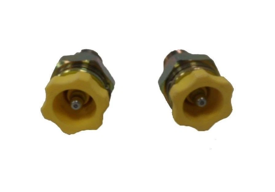 OEM GM 25794270 Two Engine Side Oil Cooler Line Connector 03-09 V8 8.1L 496CID  - Image 2 of 3