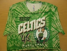 NBA UNK Boston Celtics Basketball '46 Performance Printed T-Shirt Mens L ~NEW~