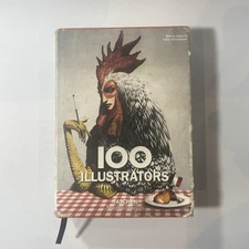 100 Illustrators by Steven Heller Hardcover Book English