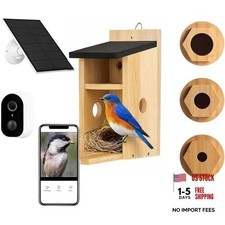 Smart Bird House with Camera - Solar Powered AI Bird Classic Solar-powered