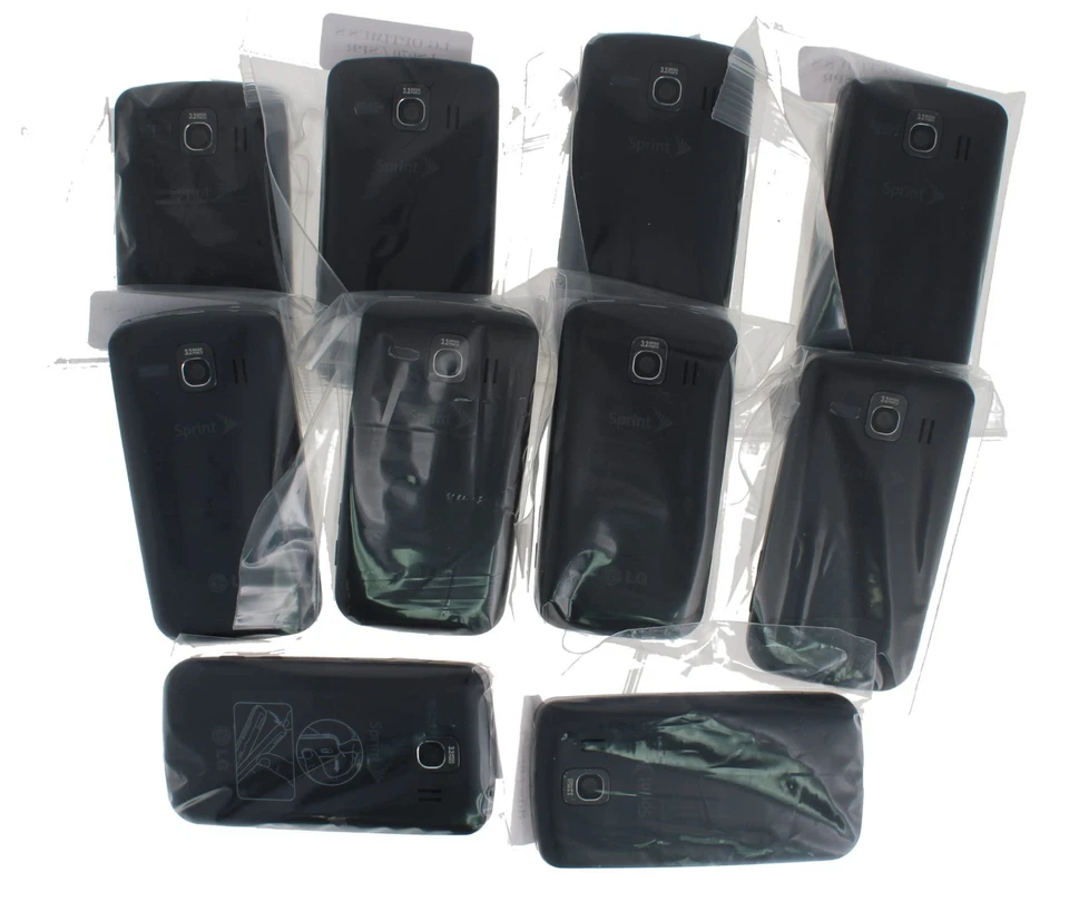 LOTE DE 10 SMARTPHONE SPRINT LG OPTIMUS S LS670 NEGRO Foto 2 de 4