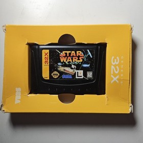 Star Wars Arcade (Sega Genesis 32x, 1994) Complete with Box and Manual