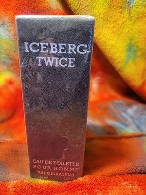 DISCONTINUED Iceberg Twice Pour Homme Men 4.2 oz / 125 ml EDT  New In Sealed Box