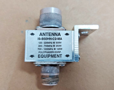 Polyphaser IS-B50 LH   N-N f-m connectors. Radio. 50 OHM