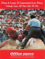 Office Depot Taking Care of Business Vintage 1996 Magazine Ad