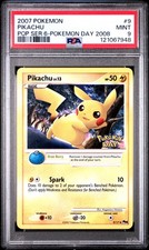 2007 POKEMON POP SERIES 6 POKEMON DAY 2008 #9 PIKACHU PSA 9 on eBay
