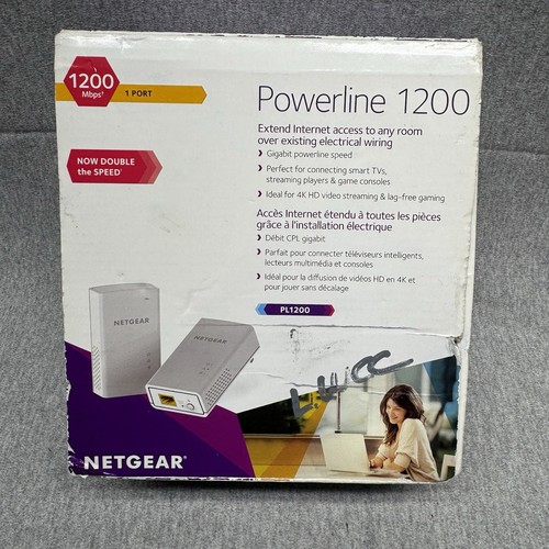 NETGEAR Powerline AC1200 Gigabit Ethernet Adapter (2-pack) White