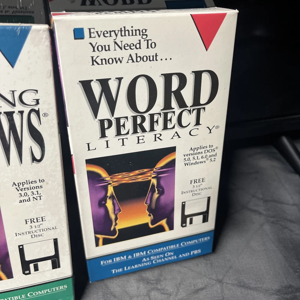Word, Perfect literacy Mastering Windows Window tricks And Tips Vhs & 3 1/2Disc. - Image 4 of 4