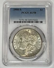 1900-S Morgan Silver Dollar $1 PCGS AU58 ~ Better Date ~ Free Shipping