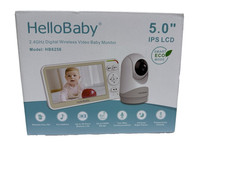 Hellobaby HB6256 Video Baby Monitor 5.0 Inch IPS LCD Screen Remote