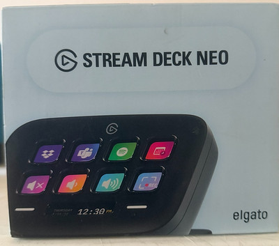  Ended Elgato Stream Deck Neo - Black - New Sealed 