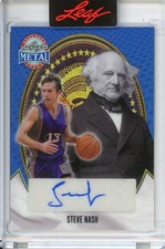 2026 Leaf Metal President's Day Steve Nash Auto Blue 1/1