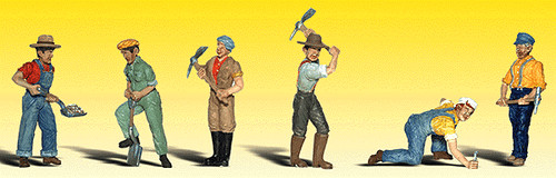 Woodland Scenics 2148 escala N acentos escénicos pista trabajadores paquete (6) | Zustand: New