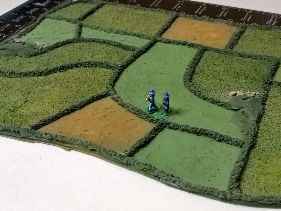 JR Miniatures jungle terrain. Rubber. Flocked and Painted. Wargaming, FOW, D&D - Image 3 of 4