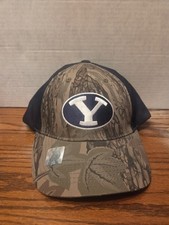 BYU Brigham Young University Camo Hat Adjustable Captivating Headgear NWT New