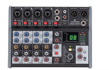 SOUNDSATION MIOMIX 404FX Mixer Audio Professionale 8-Canali con Multi-Effetto Di