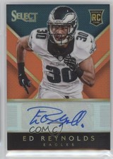 2014 Panini Select Rookie Auto Orange Prizm 12/35 Ed Reynolds #RA-ER Auto 9l4