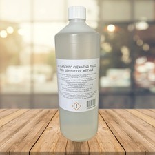1 Litre Ultrasonic Cleaning Fluid For Sensitive Metals Sonic Solution Cleaner