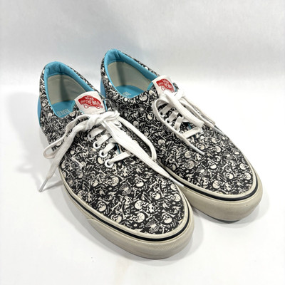 Vans Vault Stussy OG Era LX Black Bones Shoes US Men's Size 13 No Original Box
