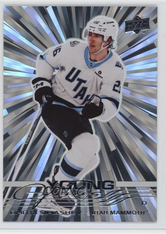 2025-26 Upper Deck Series 2 Young Guns Outburst Dmitri Simashev #470 11jd