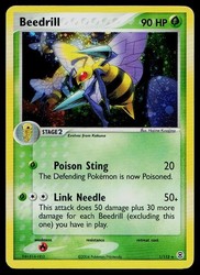 Beedrill 1/112 EX FireRed & LeafGreen Holo Rare