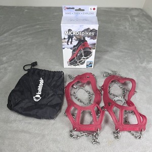 Kahtoola MICROspikes -snow, ice, trail hiking crampons Red Small
