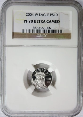 2004-W American Gold Eagle 1/10 oz Proof — photo from the most recent tracked eBay sale