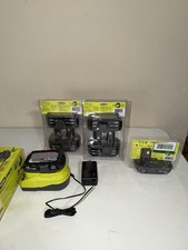 Ryobi 18V ONE 4.0/2.0/1.5 Ah Lithium-Ion Batterys and charger Lot Of 6 Batt
